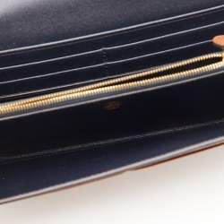 Mulberry Brown Leather Flap Continental Wallet