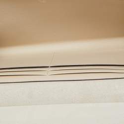 Pre Owned Mulberry Off White Leather Tortoise Amberley Shoulder Bag