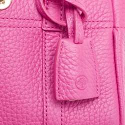 Pre Owned Mulberry Pink Leather Mini Bayswater Satchel