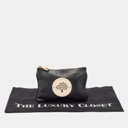 Pre Owned Mulberry Black Leather Daria Pouch