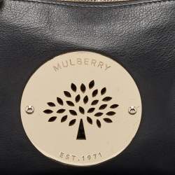 Pre Owned Mulberry Black Leather Daria Pouch