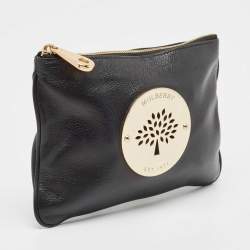 Mulberry Black Leather Daria Pouch