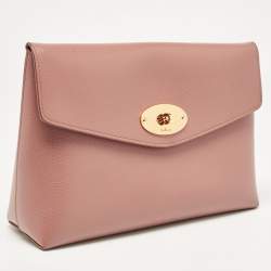 Mulberry Old Rose Leather Darley Cosmetic Pouch