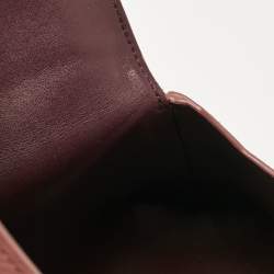 Mulberry Old Rose Leather Darley Cosmetic Pouch