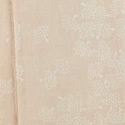 Mulberry Beige Logo Jacquard Wool Blend Scarf 