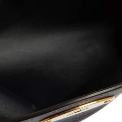 Mulberry Burgundy Leather Cosmetic Pouch