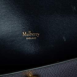 Mulberry Burgundy Leather Cosmetic Pouch