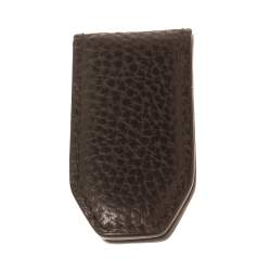 Mulberry Dark Brown Leather Money Clip