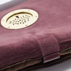 Mulberry Purple Leather Daria Laptop Case