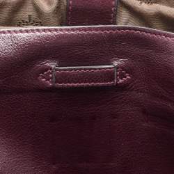 Mulberry Purple Leather Daria Laptop Case