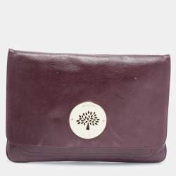 Mulberry Purple Leather Daria Laptop Case