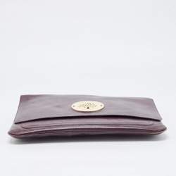 Mulberry Purple Leather Daria Laptop Case