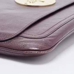 Mulberry Purple Leather Daria Laptop Case
