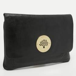 Mulberry Black Leather Daria Laptop Case