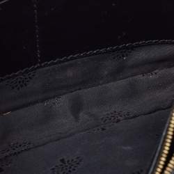 Mulberry Black Leather Bayswater Wallet on Chain
