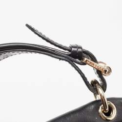 Pre Owned Mulberry Black Leather Taylor Top Handle Bag