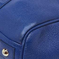 Pre Owned Mulberry Blue Leather Bayswater Satchel