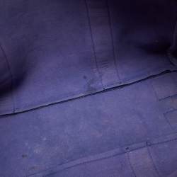 Pre Owned Mulberry Blue Leather Bayswater Satchel