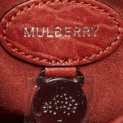 Mulberry Brick Brown Leather Lily Chain Shoulder Bag