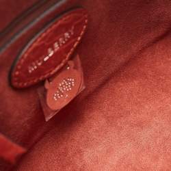 Mulberry Brick Brown Leather Lily Chain Shoulder Bag