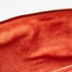 Mulberry Orange Leather Cherwell Square Shoulder Bag