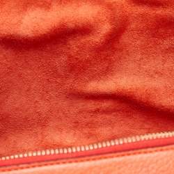 Mulberry Orange Leather Cherwell Square Shoulder Bag