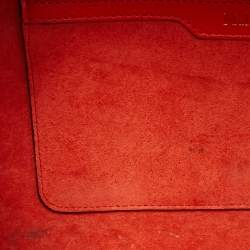 Mulberry Orange Leather Cherwell Square Shoulder Bag