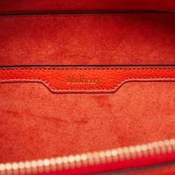Mulberry Orange Leather Cherwell Square Shoulder Bag