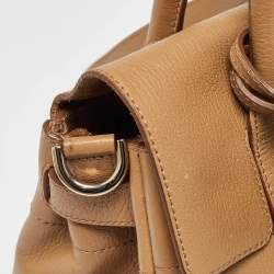 Mulberry Tan Leather Small Bayswater Satchel