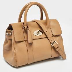 Mulberry Tan Leather Small Bayswater Satchel