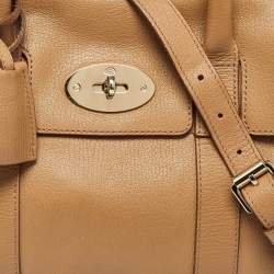 Mulberry Tan Leather Small Bayswater Satchel