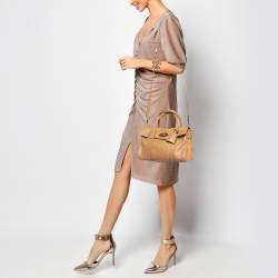 Mulberry Tan Leather Small Bayswater Satchel