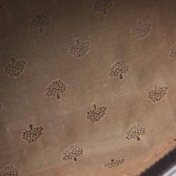 Mulberry Black Croc Embossed Leather Small Bayswater Satchel