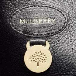 Pre Owned Mulberry Black Leather Bayswater Satchel