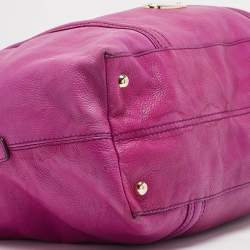 Mulberry Purple Leather North South Abigail Tote