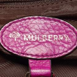 Mulberry Purple Leather North South Abigail Tote