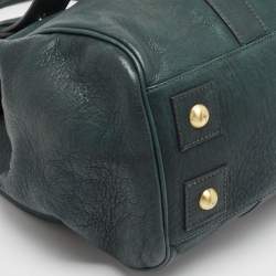 Pre Owned Mulberry Green Leather Heritage Bayswater Satchel