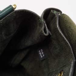 Pre Owned Mulberry Green Leather Heritage Bayswater Satchel