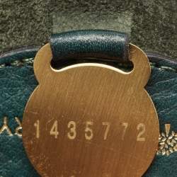 Pre Owned Mulberry Green Leather Heritage Bayswater Satchel