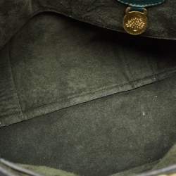 Pre Owned Mulberry Green Leather Heritage Bayswater Satchel