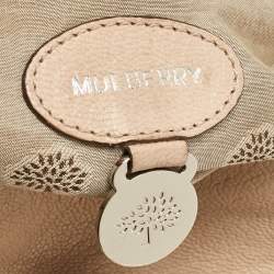 Mulberry Beige Leather Postman Lock Top Handle Bag
