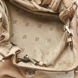 Mulberry Beige Leather Postman Lock Top Handle Bag