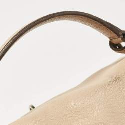 Mulberry Beige Leather Postman Lock Top Handle Bag