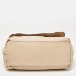 Mulberry Beige Leather Postman Lock Top Handle Bag