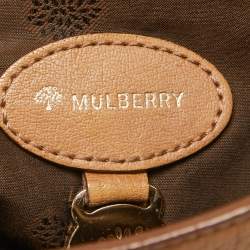 Mulberry Tan Leather Postman Lock Hobo