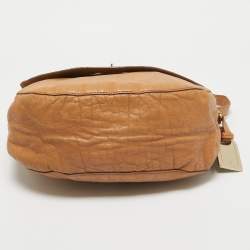 Mulberry Tan Leather Postman Lock Hobo