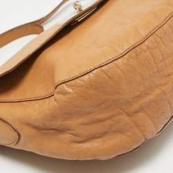 Mulberry Tan Leather Postman Lock Hobo