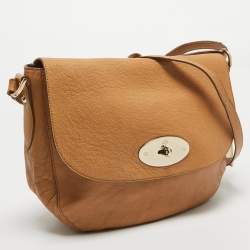 Mulberry Tan Leather Postman Lock Hobo