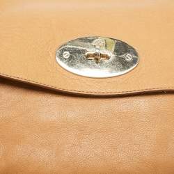 Mulberry Tan Leather Postman Lock Hobo