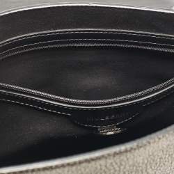 Mulberry Black/Metallic Leather Delphie Duo Chain Shoulder Bag